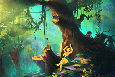 THE TREE & THE ELVES